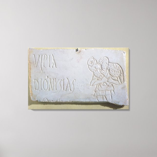 Epitaph med avlastning av Bra Shepherd Canvastryck (Framsida)