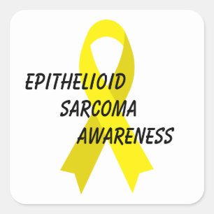 Epitelioid Sarcoma Awareness Ribbon av Janz Fyrkantigt Klistermärke
