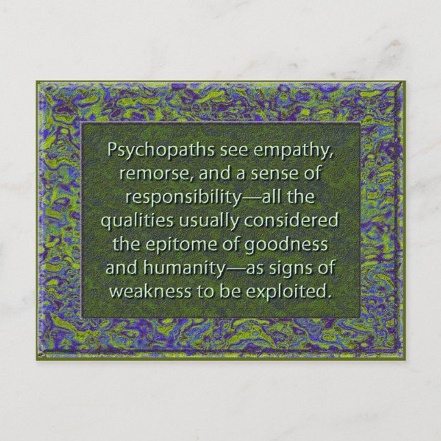 Epitome of Godhet and Humanity Vykort (Framsida)