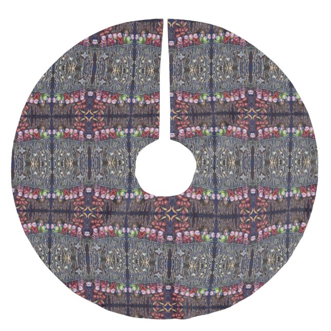 Epitomize Julgransmatta Borstad Polyester (Framsidan)