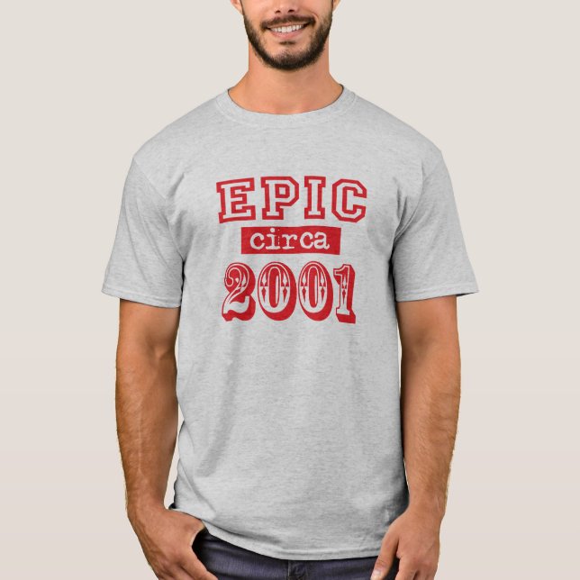 Epos circa röd 2001 t-shirt (Framsida)