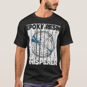 Epoy Resin Whisperer River Bord Art lustig korsfi T Shirt