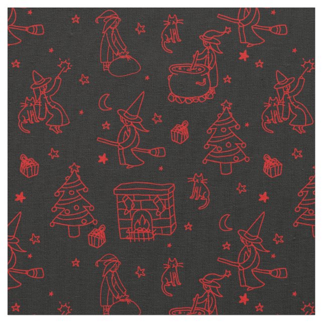 epphany christmas häxanus svart tyg (Närbild)