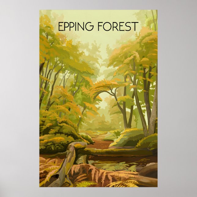 Epping Forest Travel Poster (Framsidan)