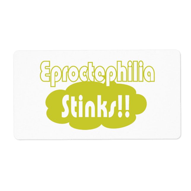Eproctophilia Stinks! Fraktsedel (Framsidan)