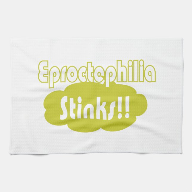 Eproctophilia Stinks! Kökshandduk (Horisontell)