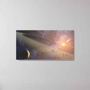 Epsilon Eridani för planetariskt system Canvastryck