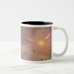 Epsilon Eridani för planetariskt system Två-Tonad Mugg