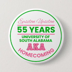 Epsilon Upsilon Anpassningsbar Homecoming Pin Knapp