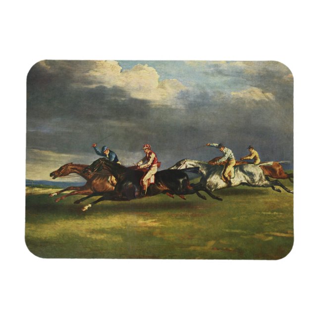 Epsom Derby Horse Tävling 1821 Magnet (Horisontell)