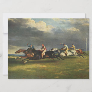 Epsom Derby Horse Tävling Kort