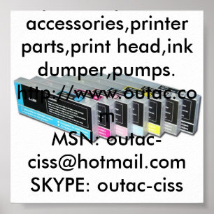 Epson 4450, Epson 4880 påfyllbar kassett Etc. Poster