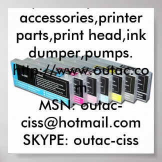 Epson 4450, Epson 4880, påfyllningsbara patroner o Poster