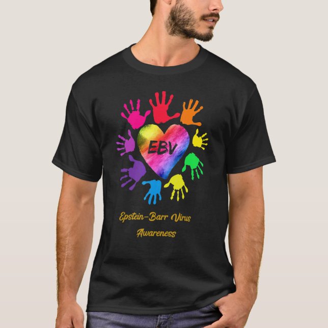 Epstein Barr Virus Awareness Hands Epstein Barr Vi T Shirt (Framsida)