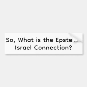 Epstein-Israel Anslut Hankamer Artjunkhaus Tecknad Bildekal