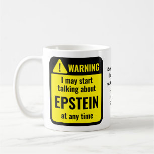 EPSTEIN Rolig Personlig Varning Kaffemugg