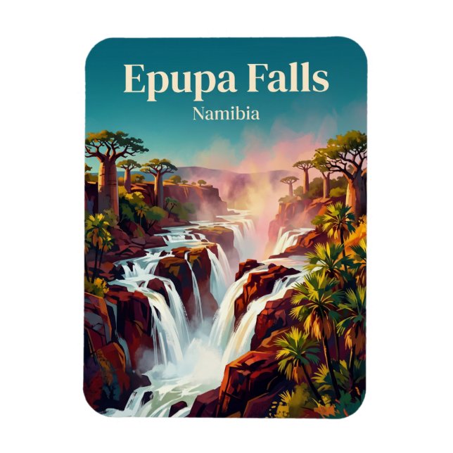 Epupa Falls Namibia Magnet (Vertikal)