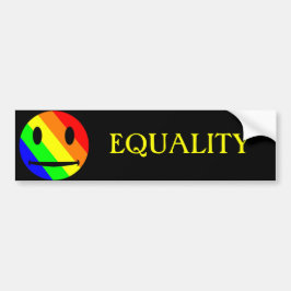 EQUALITY Bumper Sticker Bildekal