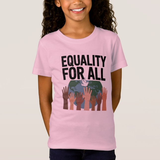 Equality For All – Human Rights Day 2025 T Shirt (Framsida)