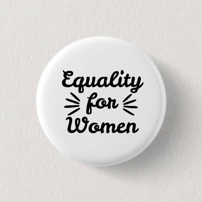 Equality For Women Women's Day Knapp (Framsida)