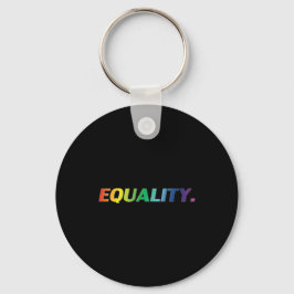 "Equality" (jämlikhet), svart Pride, regnbåge, nyc Nyckelring