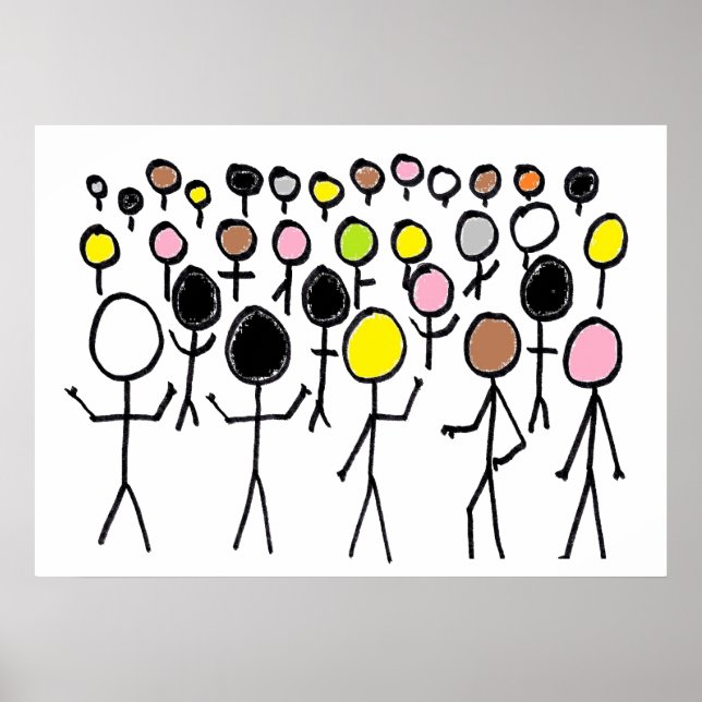 Equality Stickmen Poster (Framsidan)