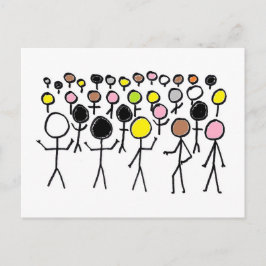 Equality Stickmen Vykort