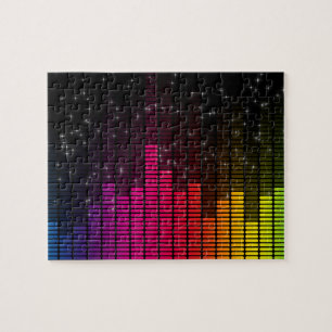 Equalizer Disco Ljus Music Volume Pussel