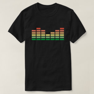 Equalizer DJ Music Dance Klubb Editable Funny Färg T Shirt