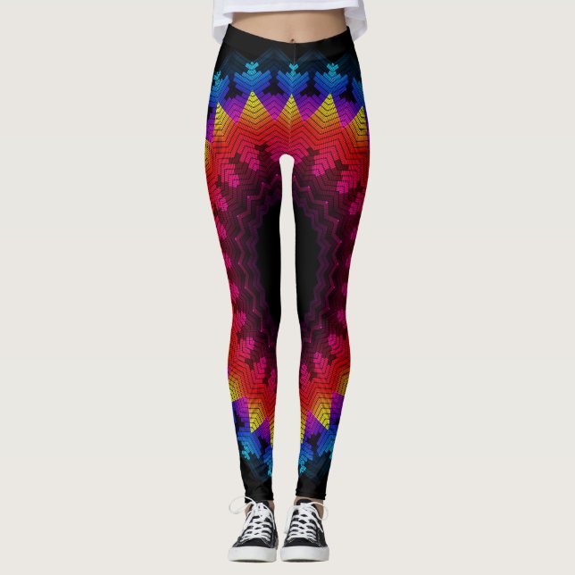 Equalizer Mandala Leggings (Framsida)