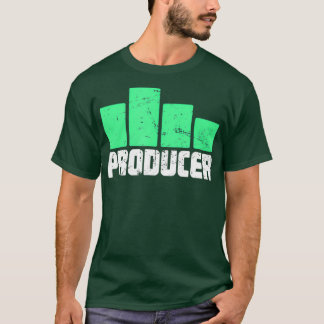 Equalizer Pub Distress Music Producer T Shirt