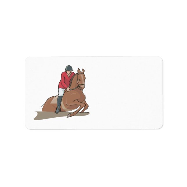 Equestrian 3 adressetikett (Framsidan)