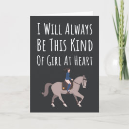 Equestrian Cards For Girl Horse Lover Her Daughter Kort