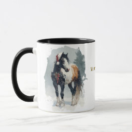 Equestrian Christmas Coffee Mug Mugg