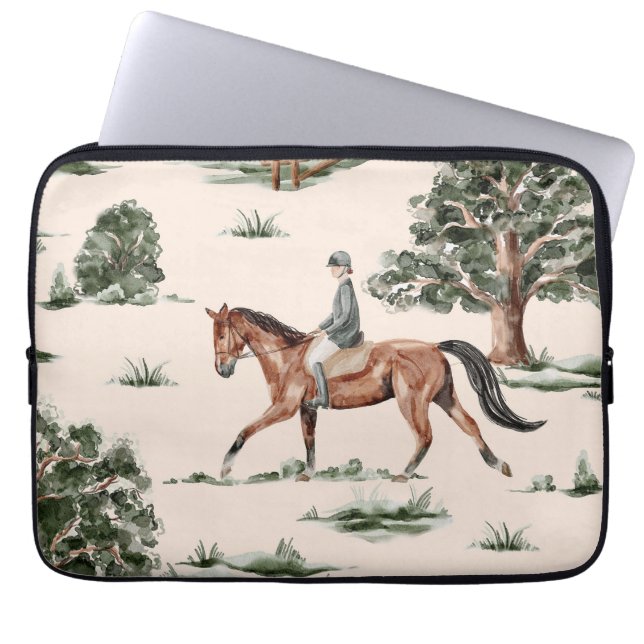 Equestrian Cover Laptop Fodral (Framsidan)