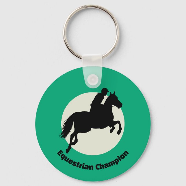 Equestrian Design Keychain Nyckelring (Framsida)