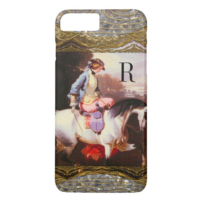 Equestrian Elsa VII Monogram Case-Mate iPhone Skal (Baksida)