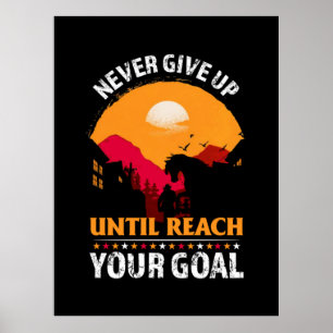 Equestrian Gift   Aldrig Ge uppåt tills Reach har  Poster