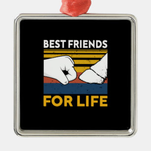 Equestrian Gift Bästa vänner för livet Julgransprydnad Metall