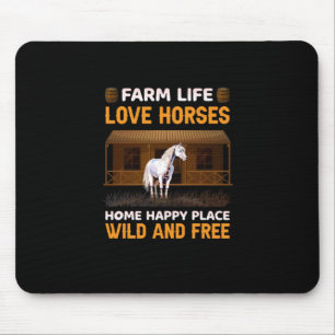 Equestrian Gift   Farm Life Kärlek Horses Musmatta