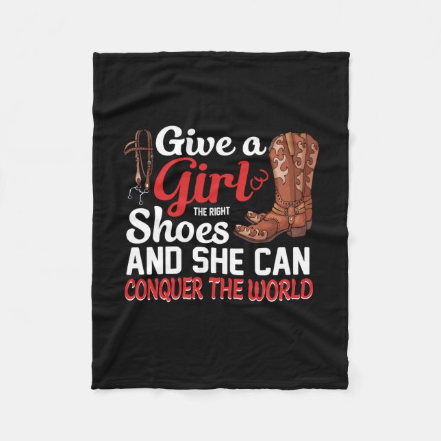 Equestrian Gift | Ge A Girl Shoes Fleecefilt (Framsidan)