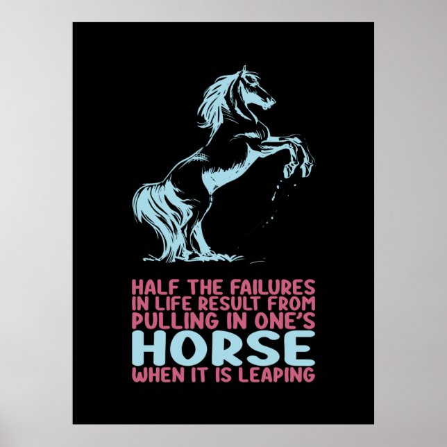 Equestrian Gift | Hälften av misslyckandena i live Poster (Framsidan)