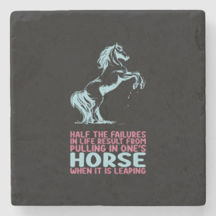 Equestrian Gift Hälften av misslyckandena i live Stenunderlägg