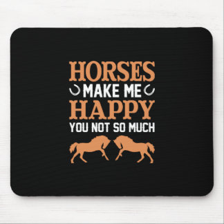 Equestrian Gift | Hästar gör mig till Lycklig Musmatta
