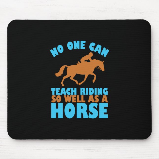 Equestrian Gift | Ingen kan testa Riding Musmatta (Framsidan)