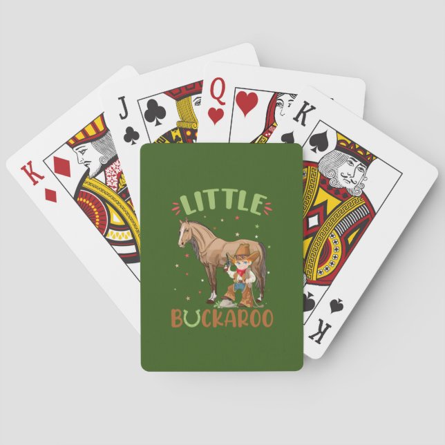 Equestrian Gift | Little Buckaroo Casinokort (Baksidan)