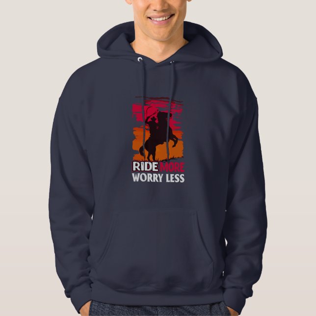 Equestrian Gift | Mer oro mindre Hoodie (Framsida)