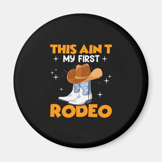Equestrian Gift | Min första rodeo Magnet (Framsidan)