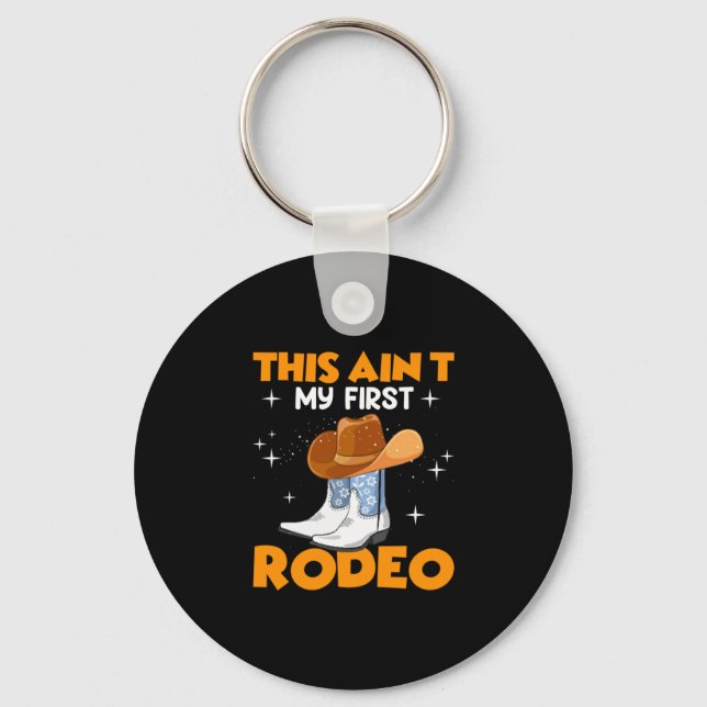 Equestrian Gift | Min första rodeo Nyckelring (Framsida)