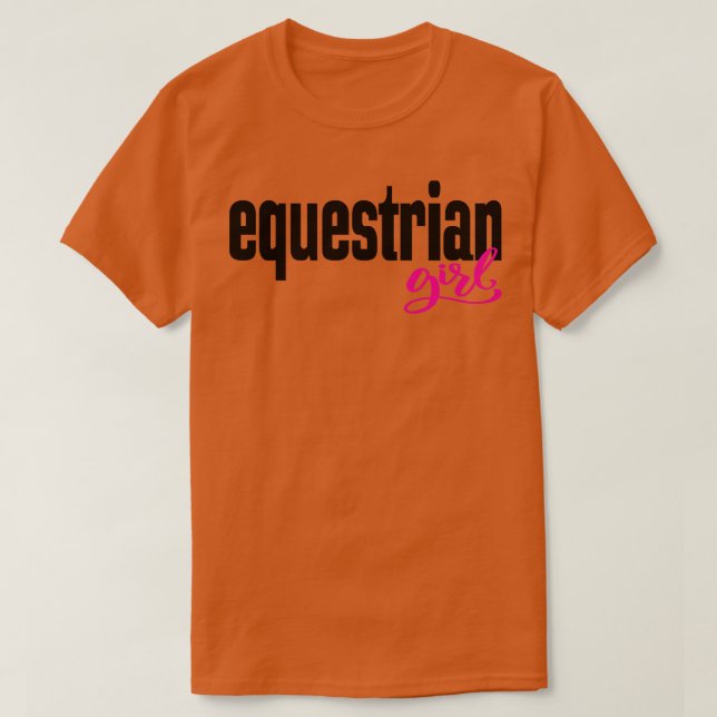 Equestrian Girl T Shirt (Design framsida)